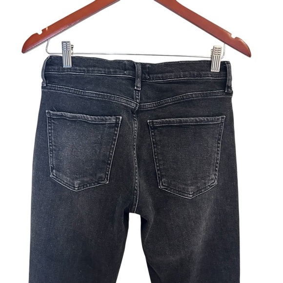 AGOLDE Sophie High-Rise Distressed Skinny Jean – Black - Picture 7 of 12